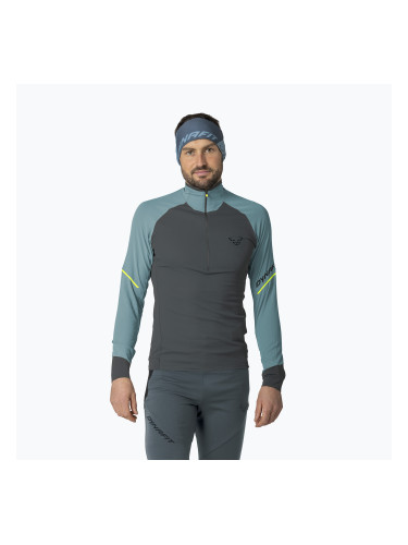 Мъжки суитшърт за бягане DYNAFIT Alpine 1/2 Zip Tee smoke blue/0720
