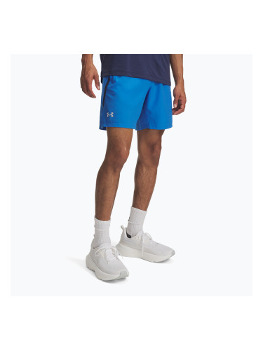 Мъжки шорти за бягане Under Armour Launch 7“ blue atlantis/washed navy/reflective