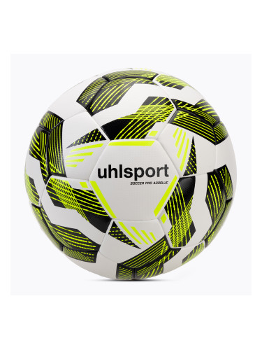 Uhlsport Pro Addglue футболна топка бяло/черно/жълто размер 5