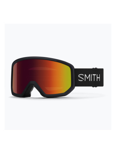 Скиорски очила Smith Transfer black/red sol-x mirror