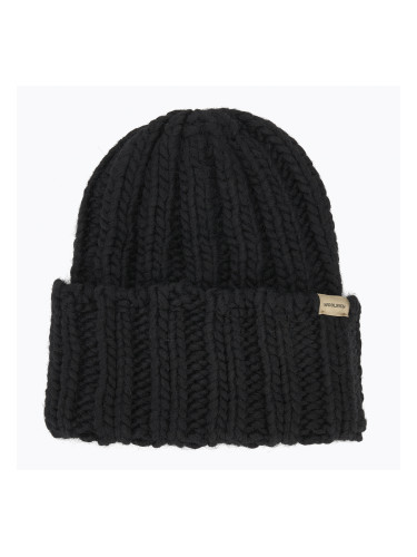 Дамска зимна шапка Woolrich Chunky Beanie black
