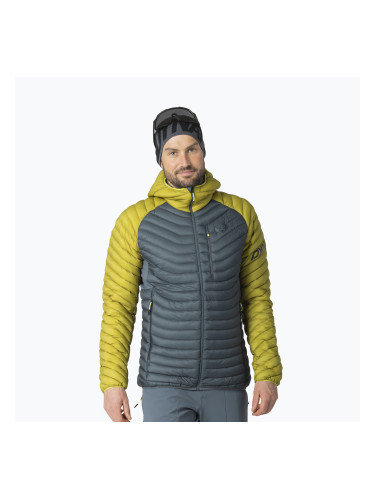 Мъжко пухено яке DYNAFIT Radical Down Hooded golden lime/0720