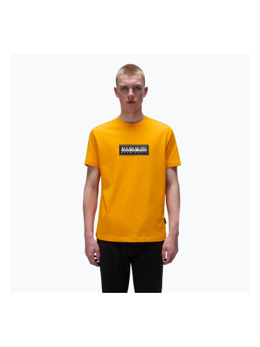 Мъжка тениска Napapijri S-Box Logo orange marigold