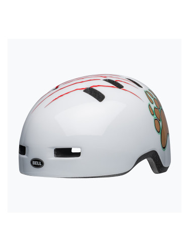 Детска велосипедна каска Bell Lil Ripper white grizzly