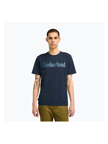 Мъжка тениска Timberland Tfo Wordmark Logo тъмен сапфир/тъмен деним