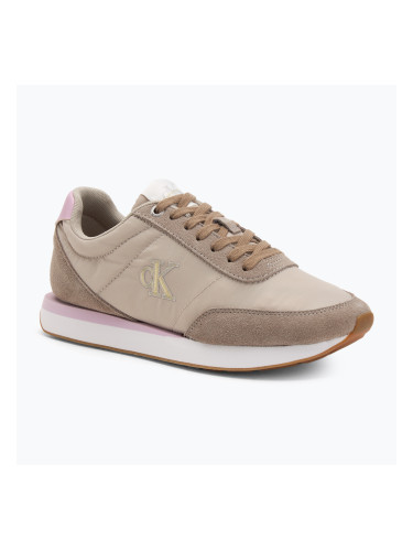 Дамски обувки Calvin Klein YW0YW01990 Retro Runner Lace Up Nylon MG chateu/taupe/fragrant lilac