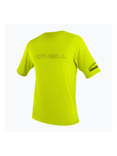 Детска тениска за плуване O'Neill Youth Basic Skins Sun Shirt lime