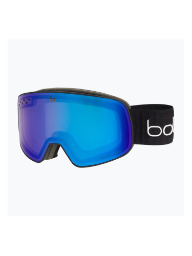 Предпазни ски очила Bollé Nevada black cross matte/phan+blue semi field photochromic