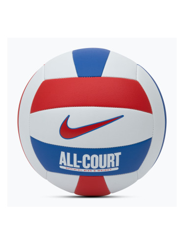 Волейболна топка Nike All Court Volleyball white / univerzity red / game royal / univerzity red размер 5
