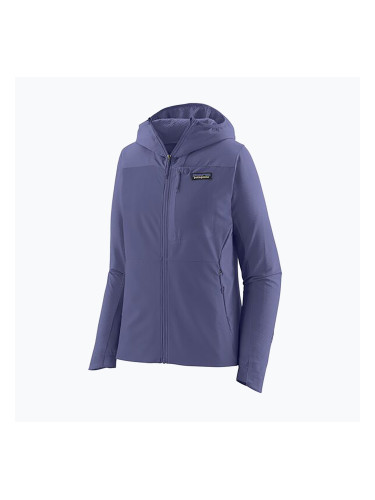 Дамско софтшел яке Patagonia R1 CrossStrata Hoody solstice purple