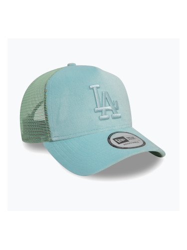 New Era Velour Trucker Los Angeles Dodgers green pstl бейзболна шапка