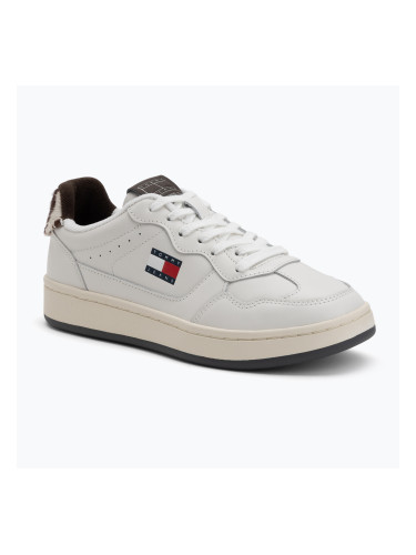 Дамски обувки Tommy Hilfiger Archive 98 Calf Hair Tab ecru/dark coffee