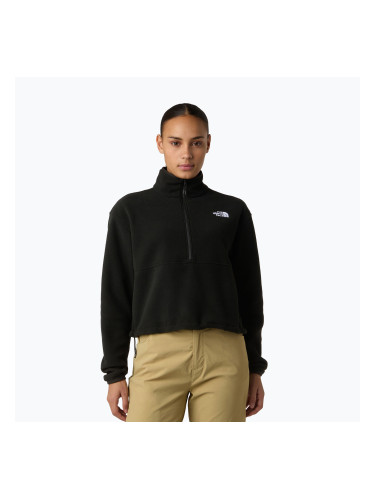 Дамски суитшърт The North Face Glacier Fleece 1/2 Zip Short black