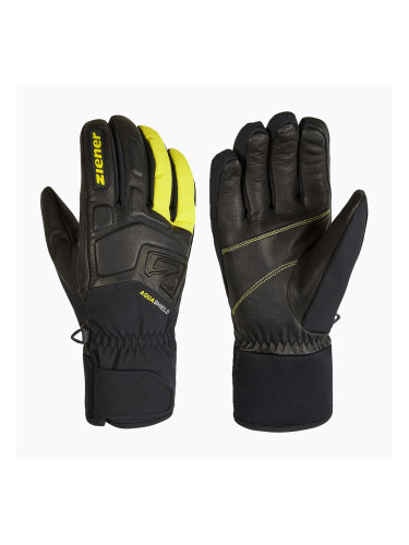 Мъжки скиорски ръкавици ZIENER Glyxus AS bitter/lemon