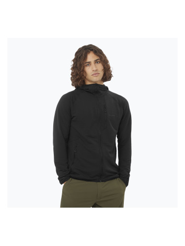 Мъжко яке за трекинг Salomon Sntial Lightwarm Hybrid deep black