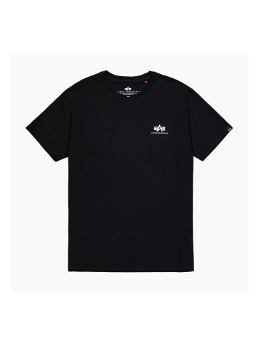 Мъжки тениски Alpha Industries Basic Small Logo Black