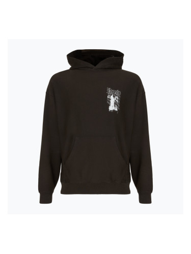 Мъжки суитшърт PROSTO Shadow Hoodie washed black