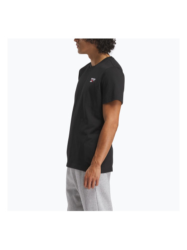 Мъжка тениска Reebok Identity Small Logo Tee черна/бяла/векторно червена