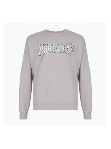Мъжки суитшърт PROSTO Graffiti washed gray