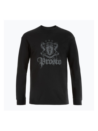 Мъжка блуза с дълъг ръкав PROSTO Crest black