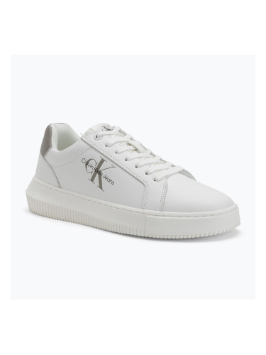 Calvin Klein мъжки обувки YM0YM00681 Chunky Cupsole Monologo Lth triple bright white/rock ridge