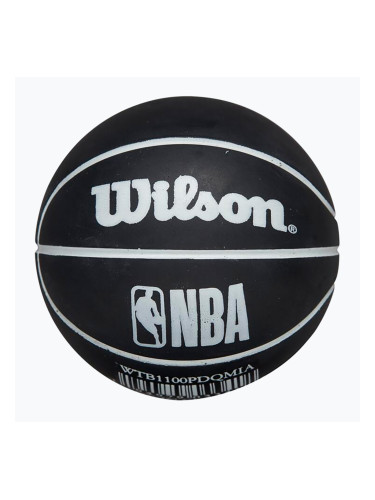 Супер мини Wilson NBA Dribbler топка Miami Heat черна