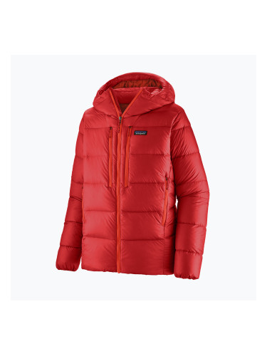 Мъжко пухено яке Patagonia Fitz Roy Down Hoody amanita red