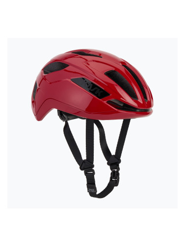 Червена велосипедна каска KASK Sintesi