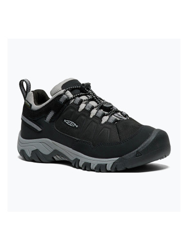 Детски обувки за трекинг KEEN Targhee IV Low Waterproof black/steel grey
