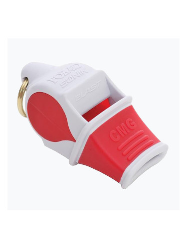 Свирка с шнур Fox 40 Sonik Blast CMG white/red