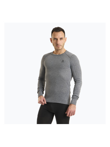 Мъжка термоблуза с дълъг ръкав ODLO Active Warm Bl Top Crew Neck odlo steel grey melange