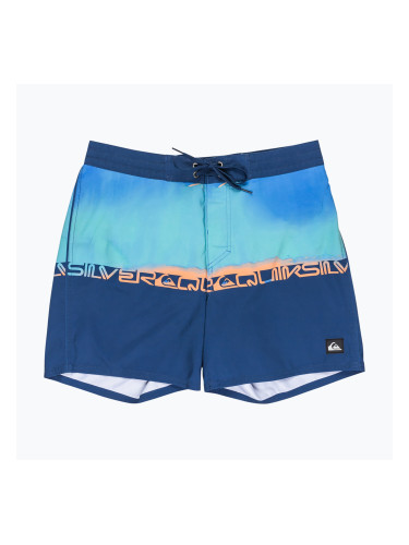 Мъжки къси панталони за плуване Quiksilver Everyday Half Jam 16" nebulas blue wordblock
