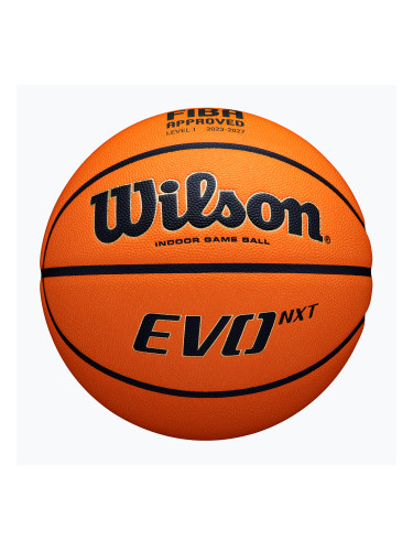Wilson баскетболна топка EVO NXT Fiba Game Ball orange размер 6