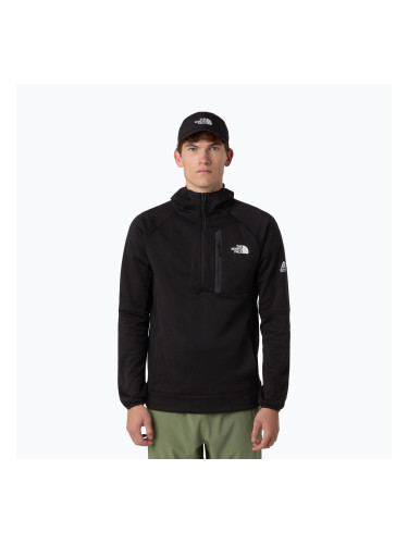 Мъжки суитшърт The North Face Mountain Athletics Fleece Hooded 1/4 Zip black