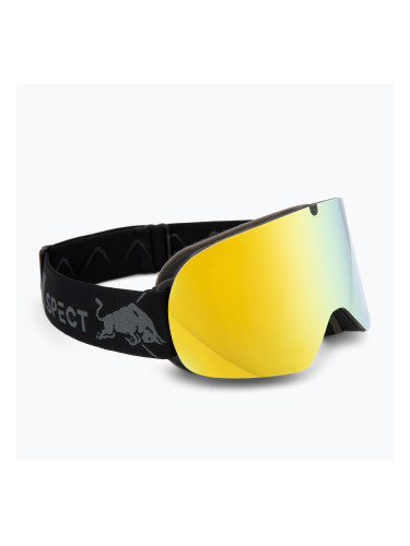 Скиорска маска Red Bull SPECT Rush matt black/smoke with yellow mirror