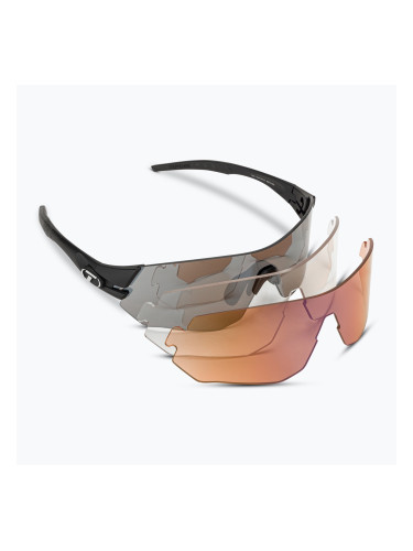 Очила за колоездене Tifosi Tsali matte black/smoke/ac red/clear