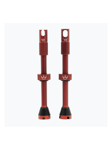 Peaty's X Chris King Mk2 безкамерни вентили PTV2-60-RED-12 комплект преста вентили червен 83790