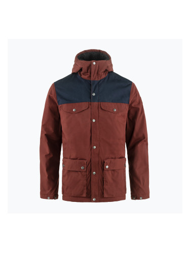 Мъжко яке за вятър Fjällräven Greenland Winter maroon/dark navy
