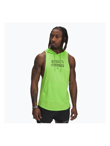 Мъжки суитшърт Under Armour Project Rock Wire SL cyber green / black