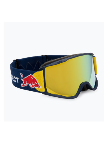 Скиорска маска Red Bull Spect Neon matt black/smoke with yellow mirror