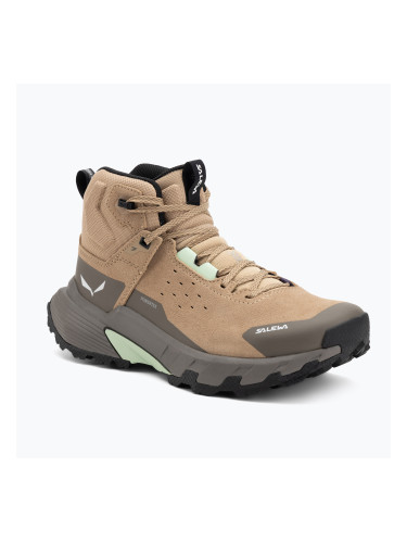 Дамски обувки за трекинг Salewa Pedroc 2 Leather Mid PTX quicksand/bungee cord