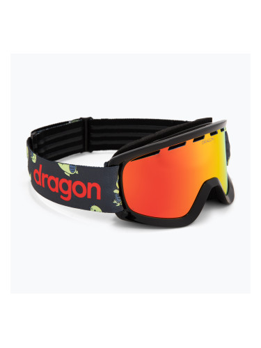 Детска скиорска маска Dragon LIL D lil kaiju/lumalens red ion