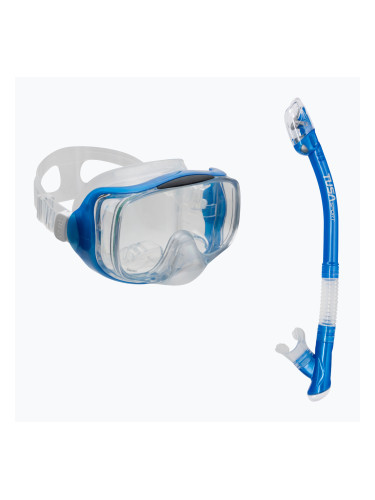 Комплект за гмуркане TUSA Маска + шнорхел, син UC 3325P