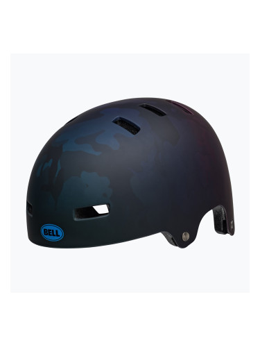 Детска каска Bell Span matte black blue/camo