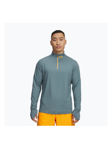 Мъжка блуза с дълъг ръкав за бягане Under Armour Launch Pro 1/4 Zip jasper blue/reflective