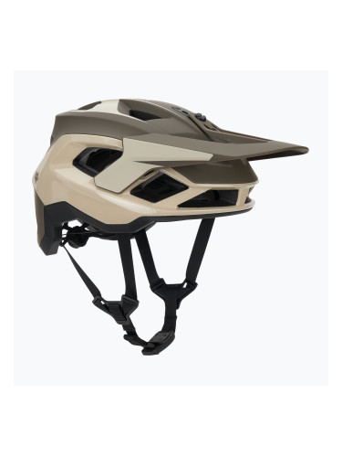 Fox Racing Speedframe Pro Defy крем каска за велосипед