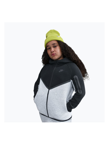 Детски суитшърт Nike Sportswear tech fleece full-zip dark grey heather/black/black/black