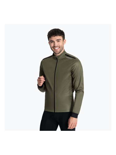 Мъжко яке за колоездене Rogelli Core Winter green