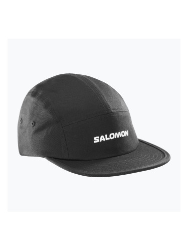 Salomon 5 Panel дълбока черна бейзболна шапка