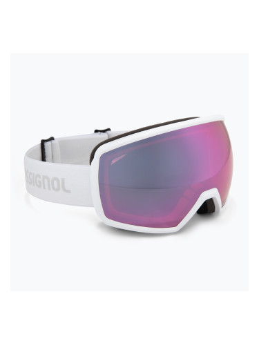 Скиорска маска Rossignol Izar white/pink